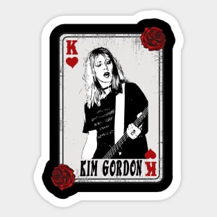 Vintage Card Kim Gordon Sticker